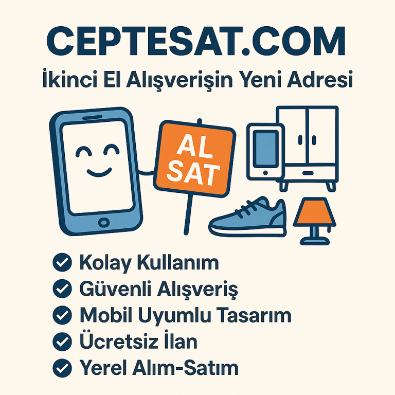Ceptesat.com: İkinci El Alışverişin Yeni Adresi